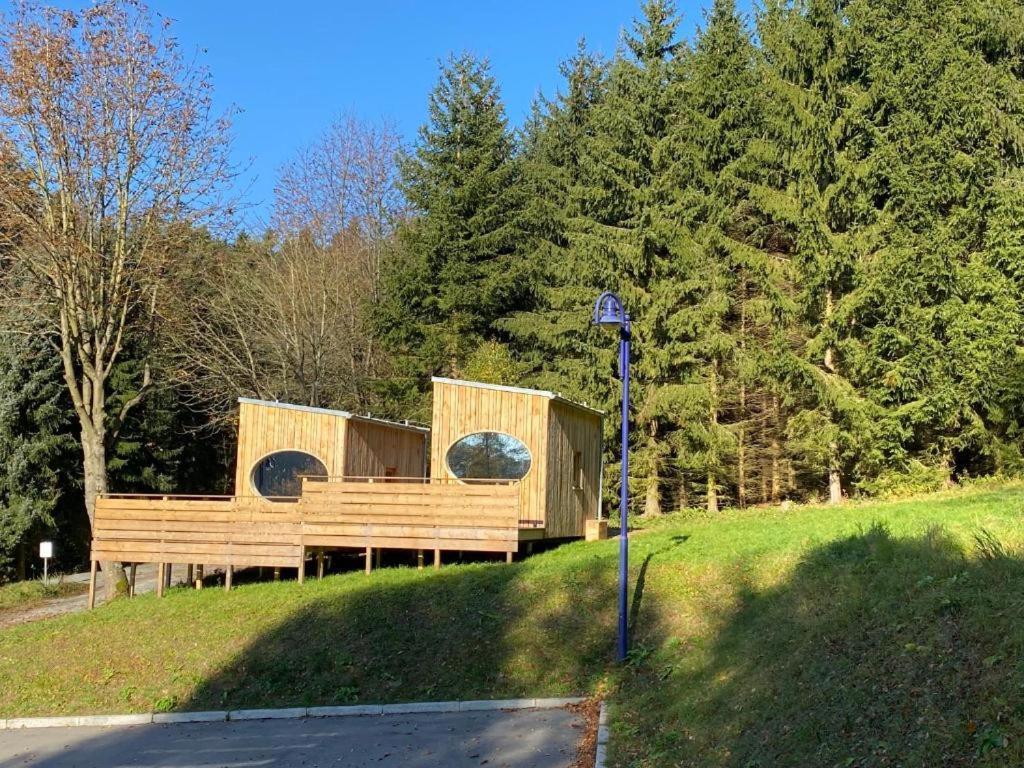 Zinipi Retreat Gelenau "Eule"ヴィラ エクステリア 写真